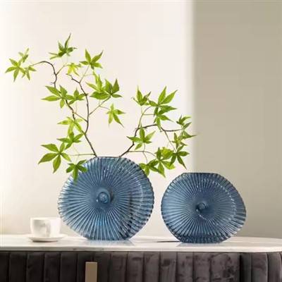 Lapos váza kézművesség